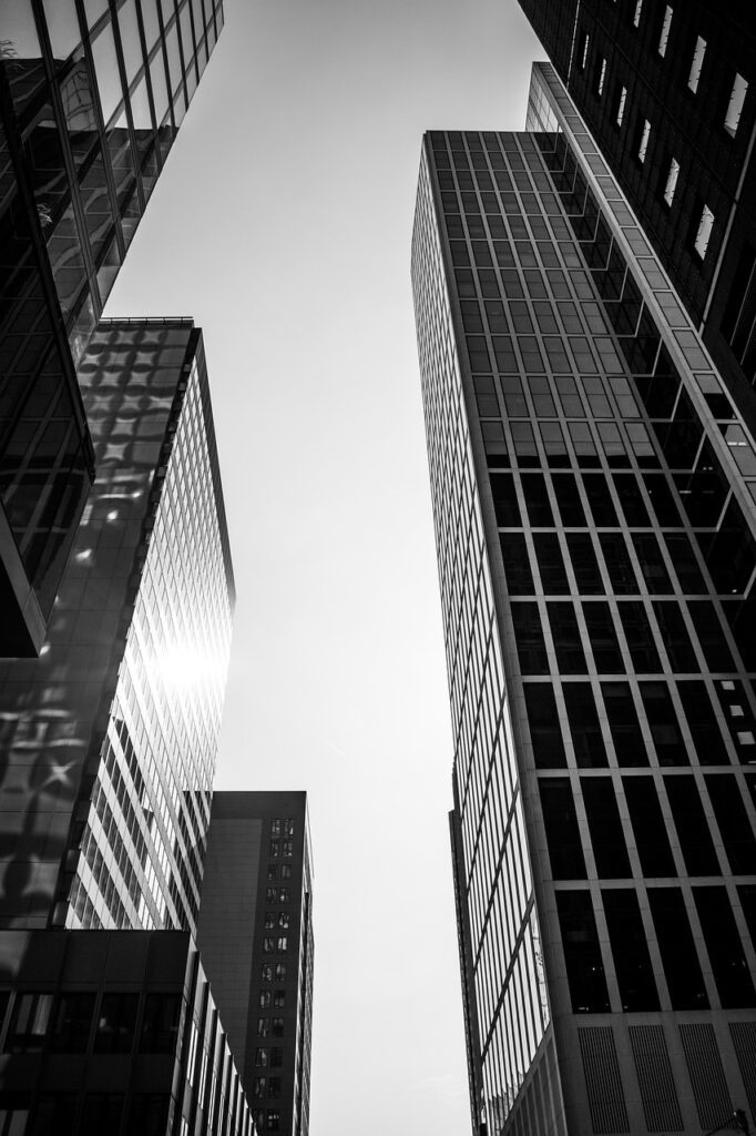 city, skyscraper, frankfurt